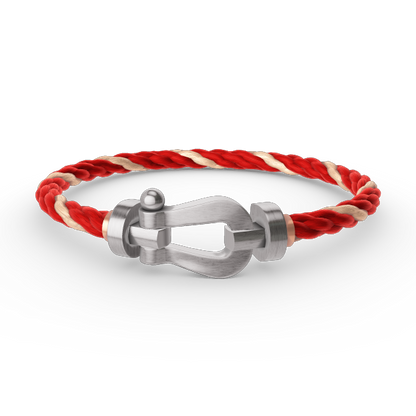 [OAKJURI Jewelry]FORCE LARGE HORSESHOE NO DIAMOND BRACELET SILVER