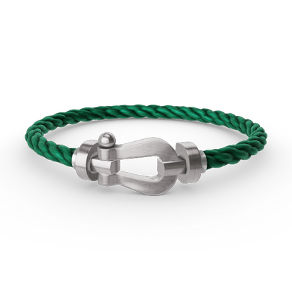 [OAKJURI Jewelry]FORCE LARGE HORSESHOE NO DIAMOND BRACELET SILVER