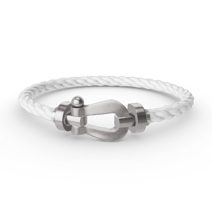 [OAKJURI Jewelry]FORCE LARGE HORSESHOE NO DIAMOND BRACELET SILVER